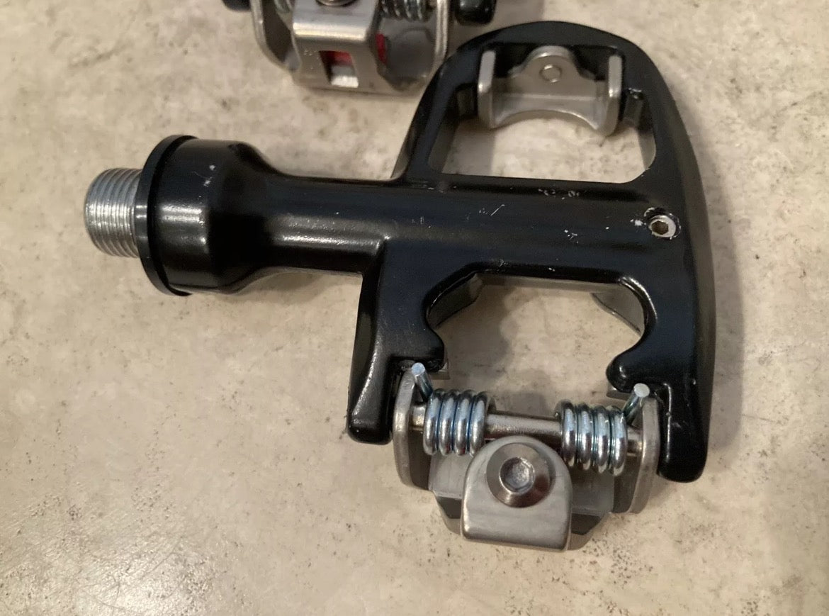 Ritchey SPD-R Pro Road Bike Clipless Pedals Vintage Black Silver Retro - Image 4
