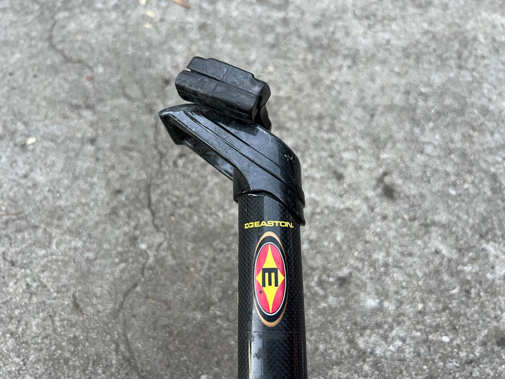 Easton EC90 27.2x265mm Full Carbon Seatpost Vintage MTB Road Bike Black 152grams - Image 4