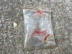 NOS Strong 25.4mm BMX Seatpost Clamp Hinged Hinge Bolt On White Retro OG 80’s-Bicycle Bin
