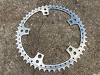 NOS Sugino 144 BCD 51T Chainring Drillium Vintage Road Track Bike Silver Retro-Bicycle Bin