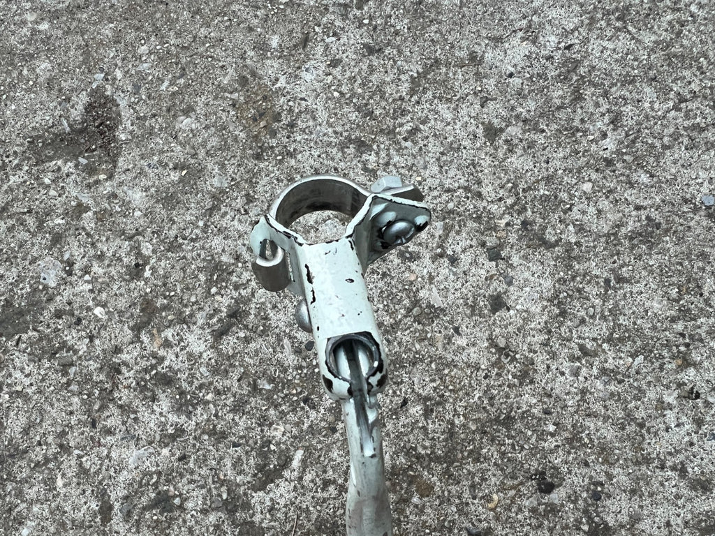 MX White Right Rear Brake Lever Vintage BMX Bike Retro Freestyle OG  - Image 4