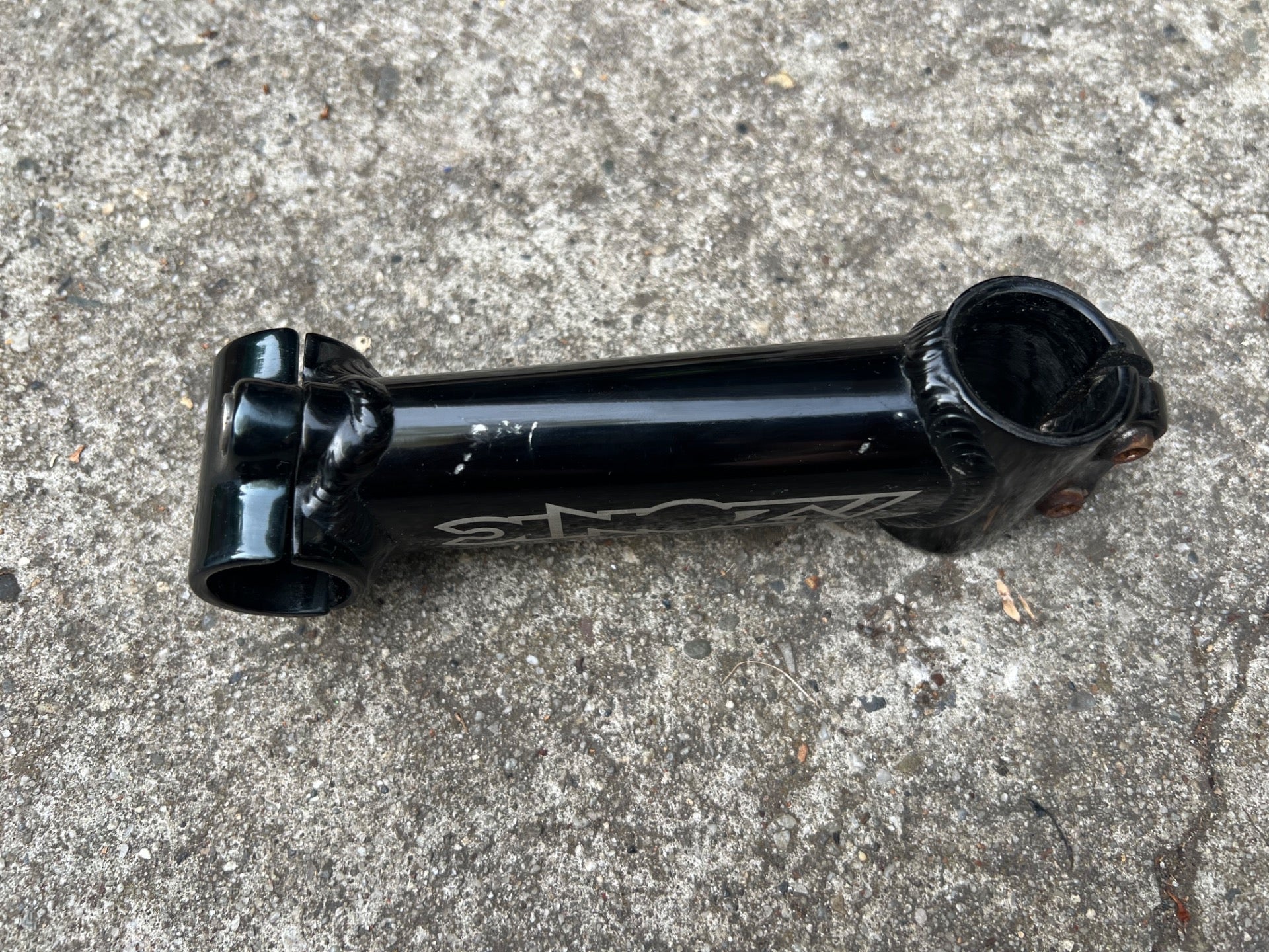 Azonic ORC 25.4x135mm 1 1/8” Threadless Stem Vintage Retro MTB Mountain Black - Image 4
