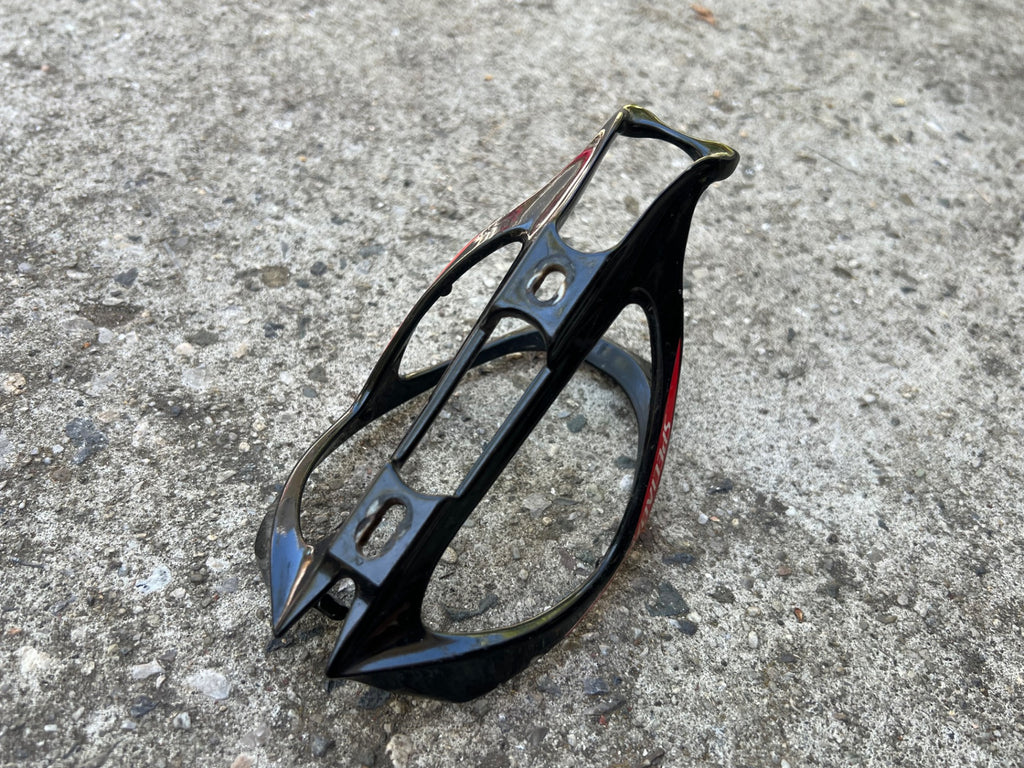 Specialized Carbon Rib Cage Water Bottle Cage Red Black Road Mountain Gravel MTB - Image 4