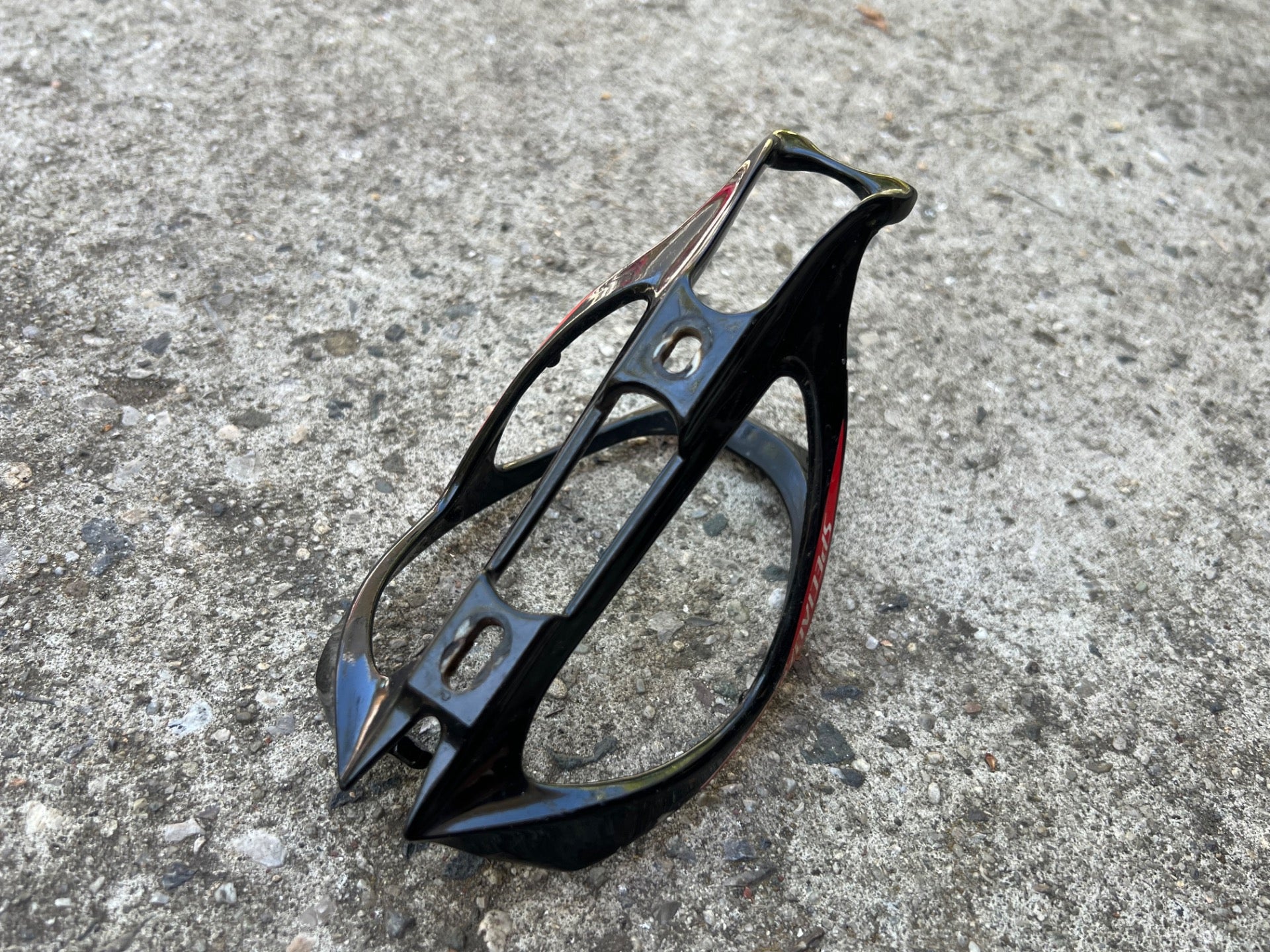 Specialized Carbon Rib Cage Water Bottle Cage Red Black Road Mountain Gravel MTB - Image 4