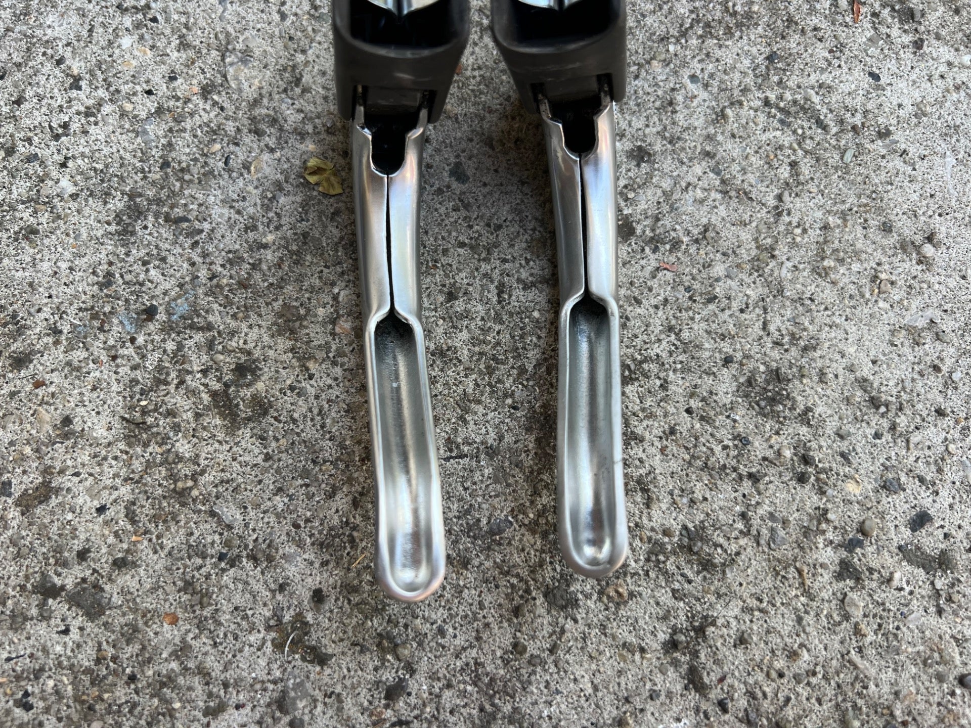 Campagnolo Nuovo Record Brake Lever Set Pair Vintage Road Bike Silver Campy - Image 4
