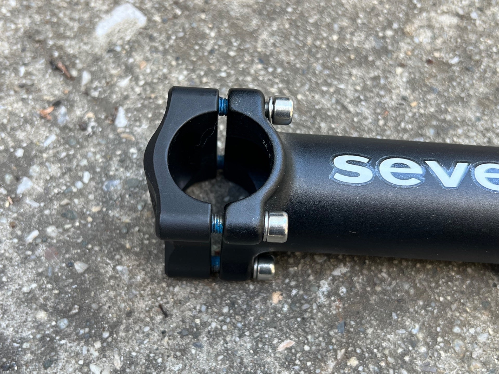 MINT Seven Cycles 110x26.0mm Stem -6 Deg Rise 1 1/8” Black Road Bike Aluminum  - Image 5