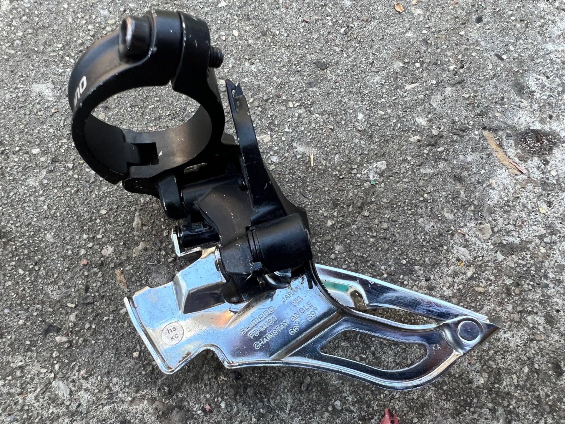 Shimano Deore XT FD-M781 34.9mm Dual Pull Front Derailleur 3x10 Triple MTB Black - Image 4