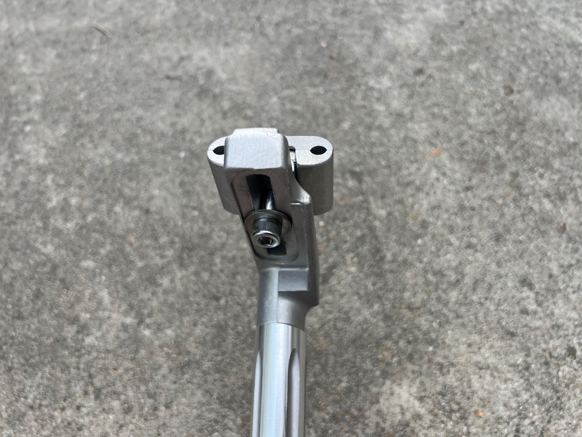 NOS SR MTE-100 Seatpost 26.4x260mm Vintage Adjustable Bolt MTB ATB Silver Alloy - Image 9