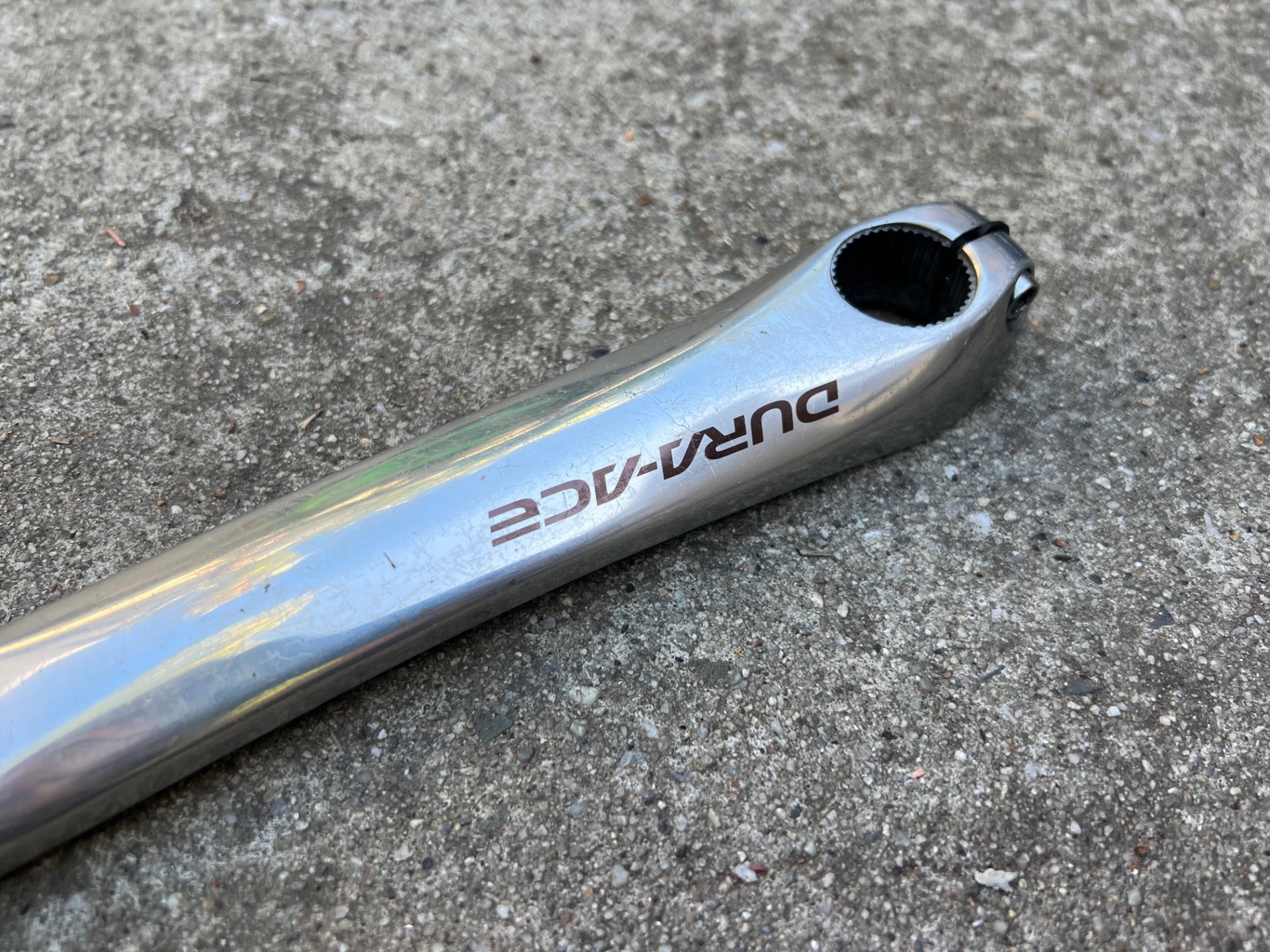 Shimano Dura Ace FC-7800 172.5mm Non Drive Side Left Crank Arm Road Bike Silver  - Image 4
