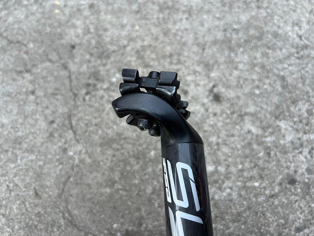 FSA SLK Carbon Seatpost 27.2x350mm Road Bike Gravel Black 222g - Image 4
