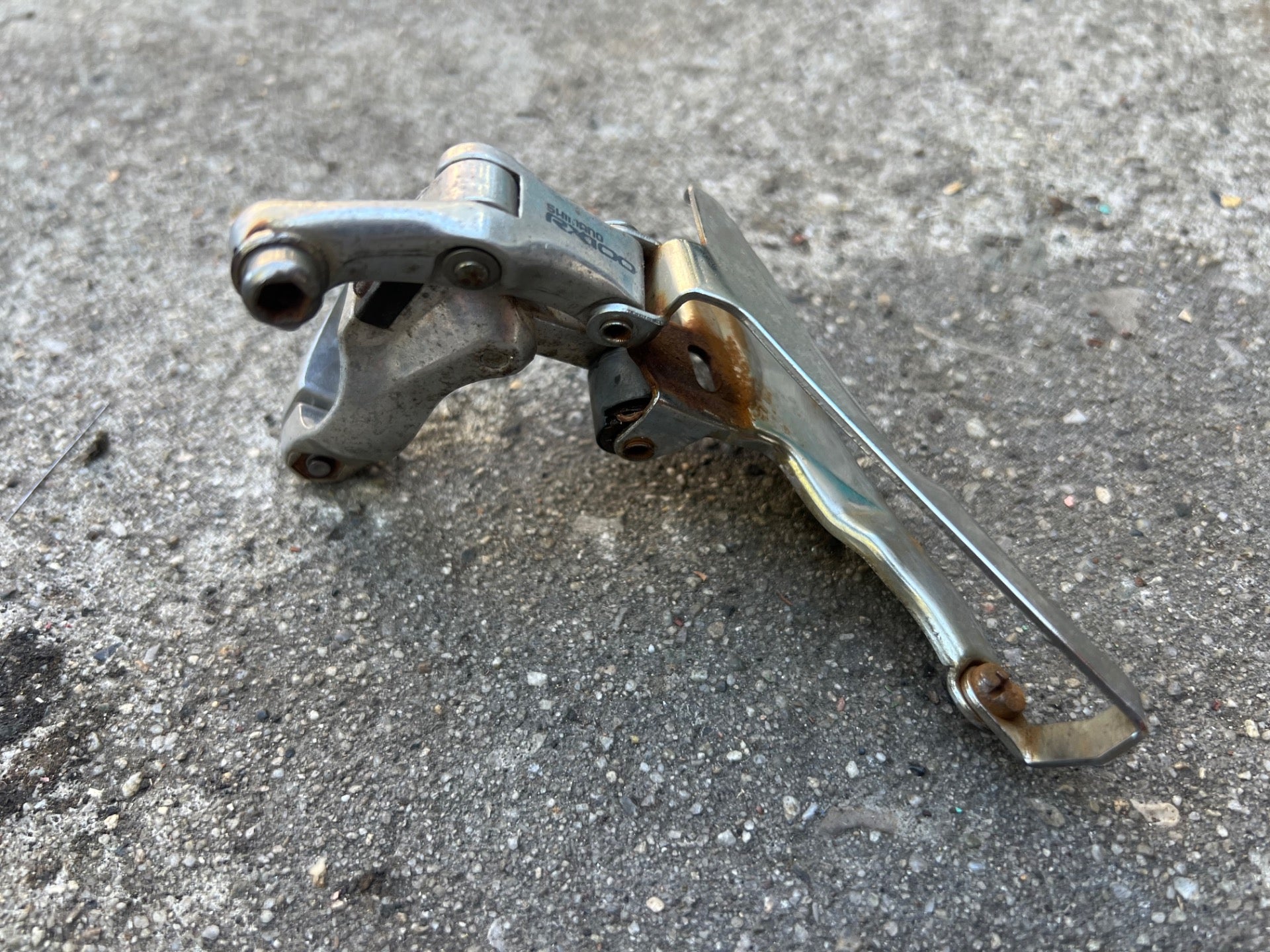Shimano RX100 FD-A553-GS 28.6mm Bottom Pull Triple Front Derailleur Road Touring - Image 4