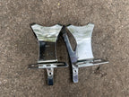 Used Christophe Toe Clips Size Medium Chrome Steel Vintage Road Bike Eroica Touring-Bicycle Bin