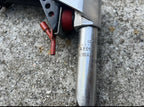Used Girvin Flexstem 135mm 25.4mm 1” Steerer Vintage MTB Retro Black Silver Quill-Bicycle Bin
