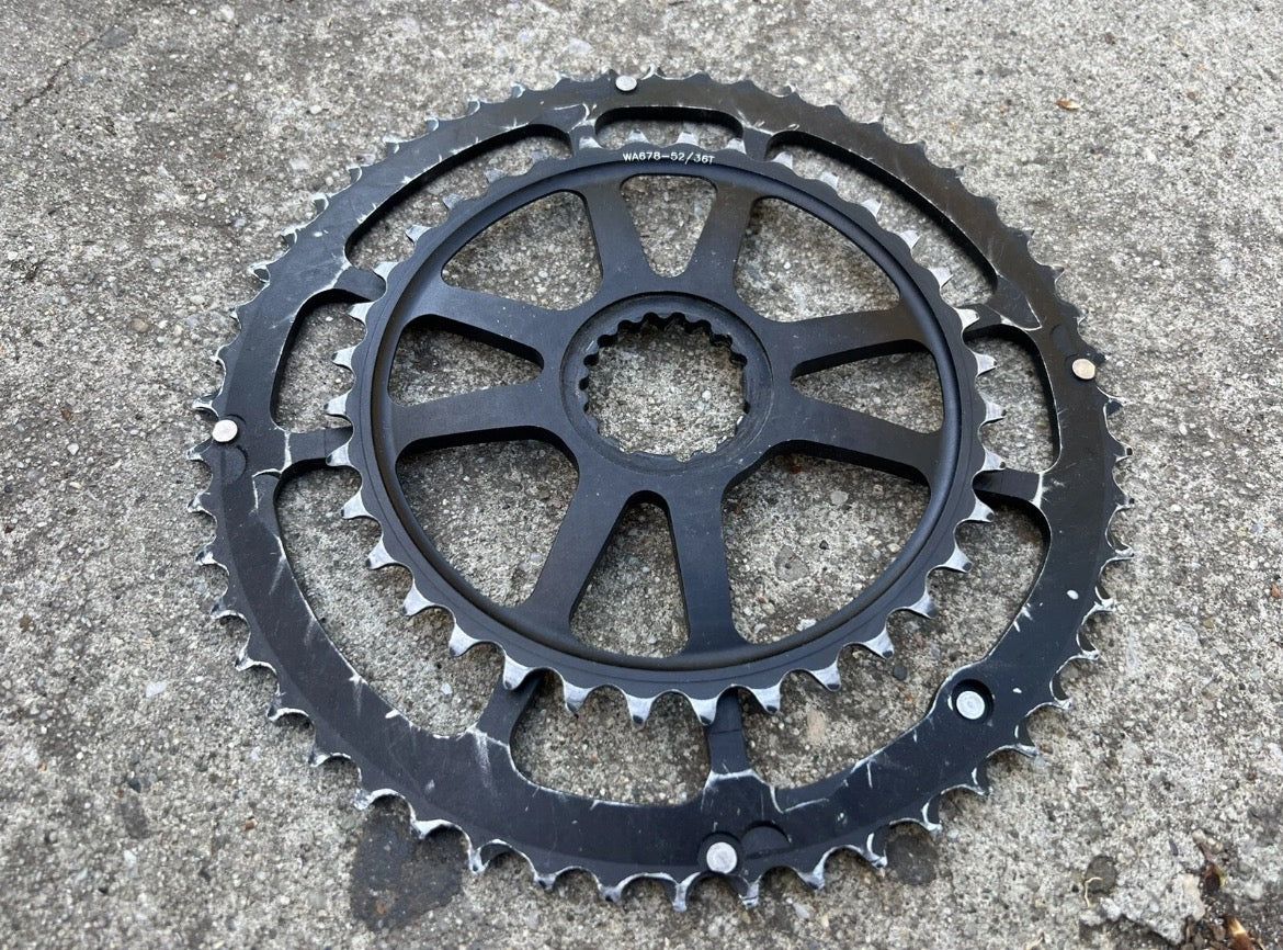 Cannondale OPI Spidering 52/36T Black Double Direct Mount Chainring Set Road - Image 4