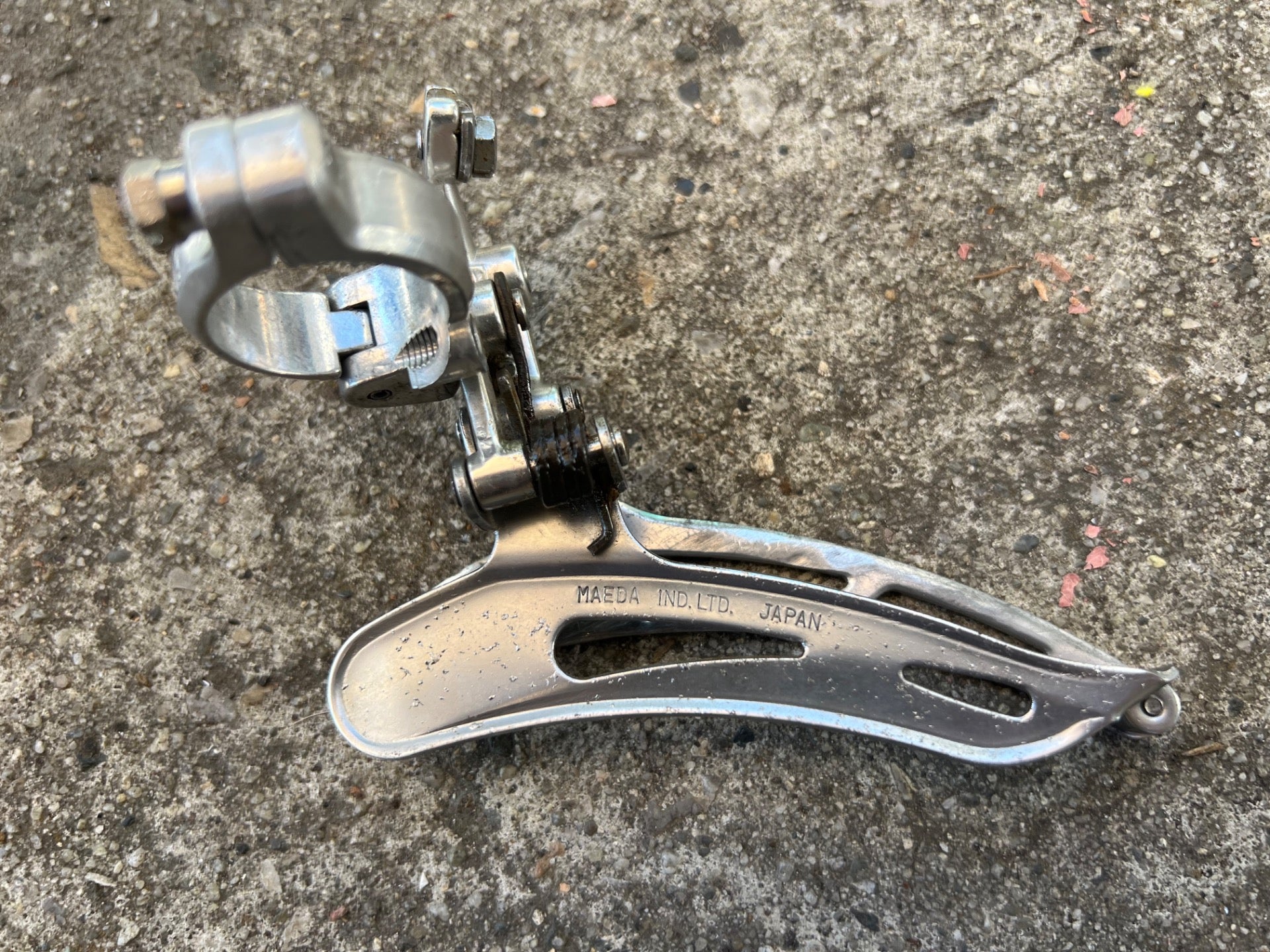 Suntour Mountech Front Derailleur 28.6mm Vintage MTB ATB Triple Bottom Pull Bike - Image 4