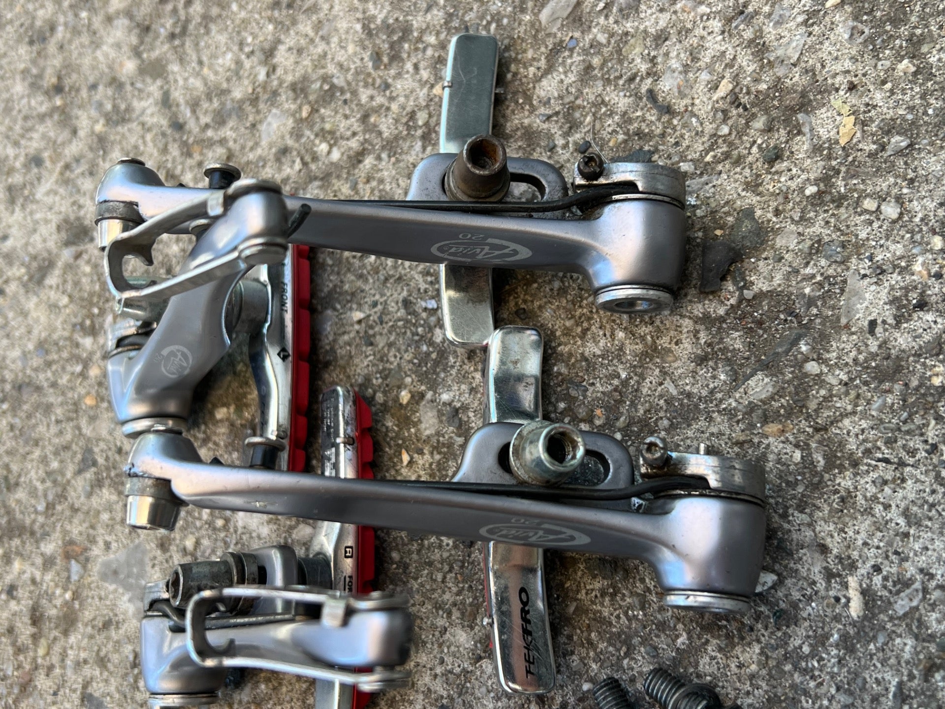 Avid 2.0 Brake Set V Brakes Vintage MTB Mountain Bike XC Gray Retro  - Image 4