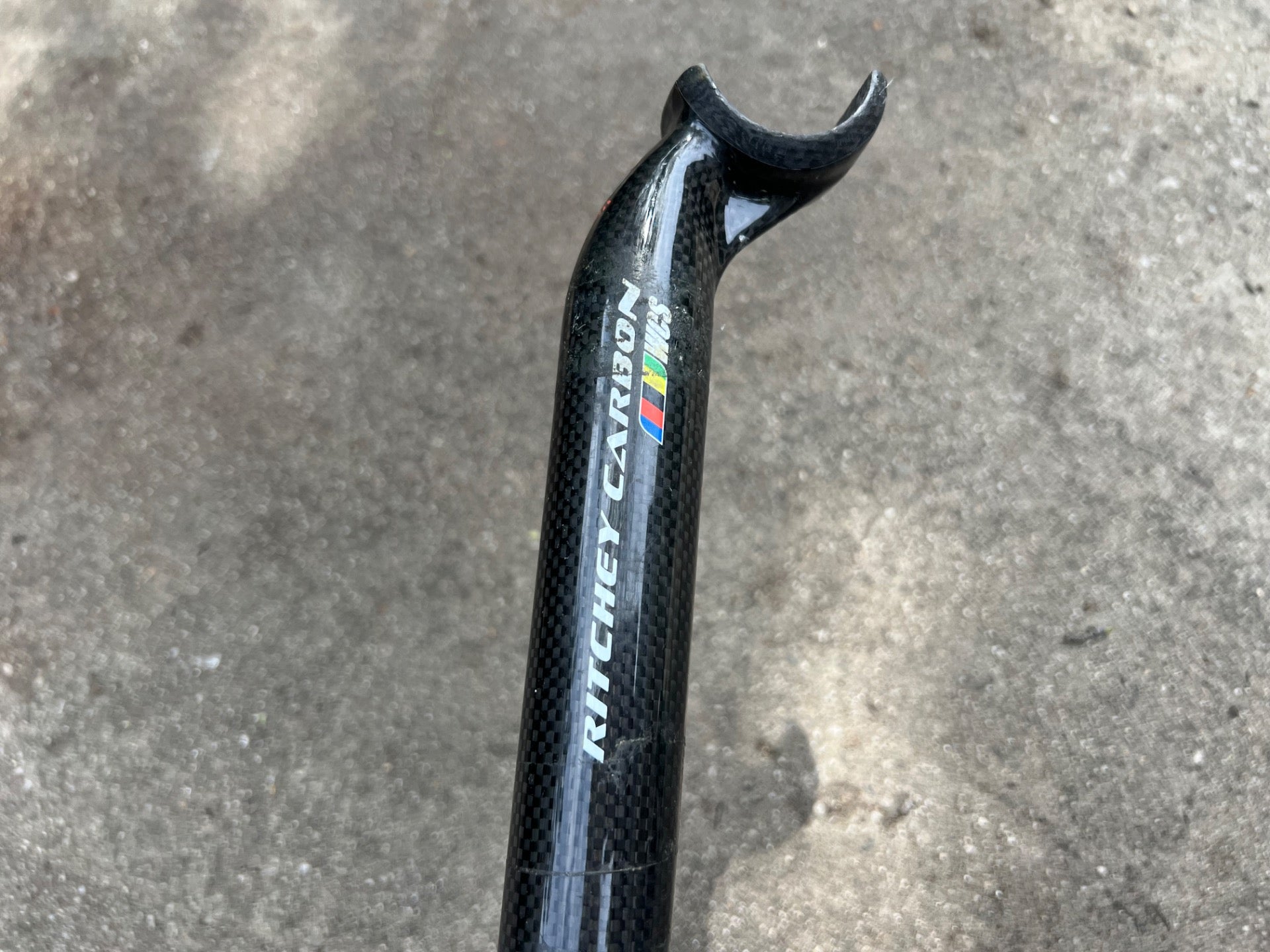 Ritchey WCS Carbon Seatpost 31.6x300mm Black Gravel Road CX XC Fiber NO HEAD  - Image 4