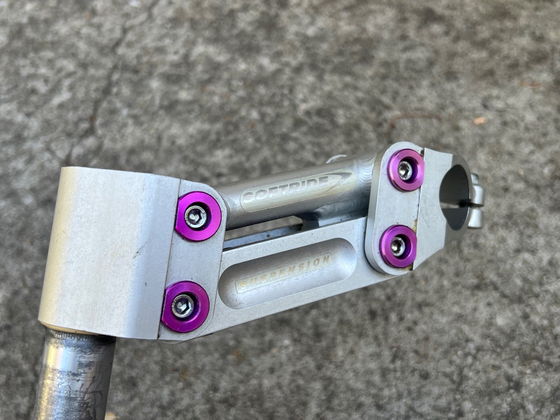 NICE Softride Suspension Stem 1” 1in 135x25.4mm Vintage Retro Mountain Bike MTB  - Image 5