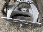 Used Shimano 600EX PD-6207 Toe Clip Pedals Vintage Bike Strap Silver Chrome Retro-Bicycle Bin