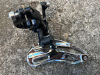 Used Shimano Deore LX FD-M566 31.8 Bottom Pull Front Derailleur Vintage MTB Black-Bicycle Bin