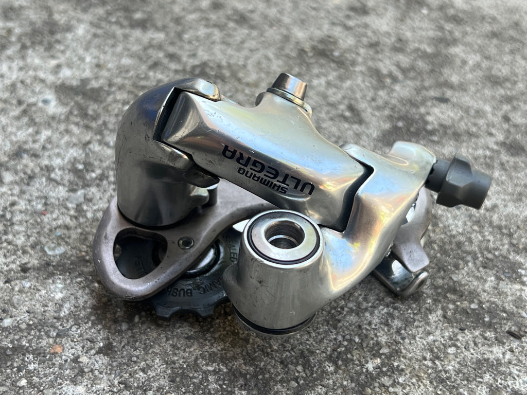 Used Shimano Ultegra RD-6500 9 Speed Short Cage Rear Derailleur Silver Road Vintage-Bicycle Bin
