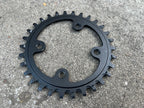 Used NEW SRAM XX1 X-Sync 30T 11 Speed 76BCD Asymmetrical Chainring Black Silver MTB-Bicycle Bin