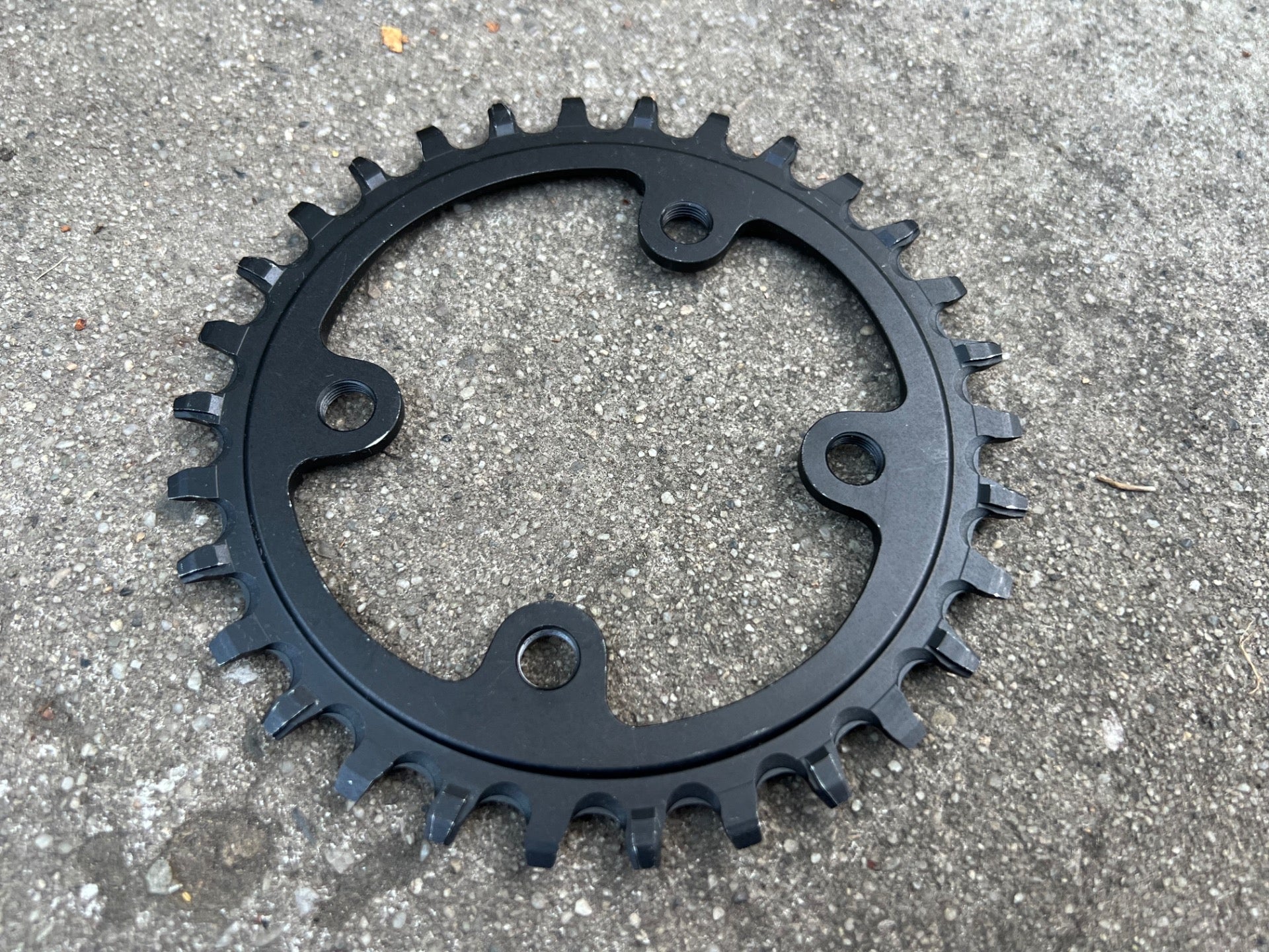 NEW SRAM XX1 X-Sync 30T 11 Speed 76BCD Asymmetrical Chainring Black Silver MTB  - Image 4