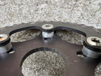 Used Cook Bros Racing CQP Spider & Chainring Set 48-36-26 110/74/58 BCD Vintage MTB-Bicycle Bin