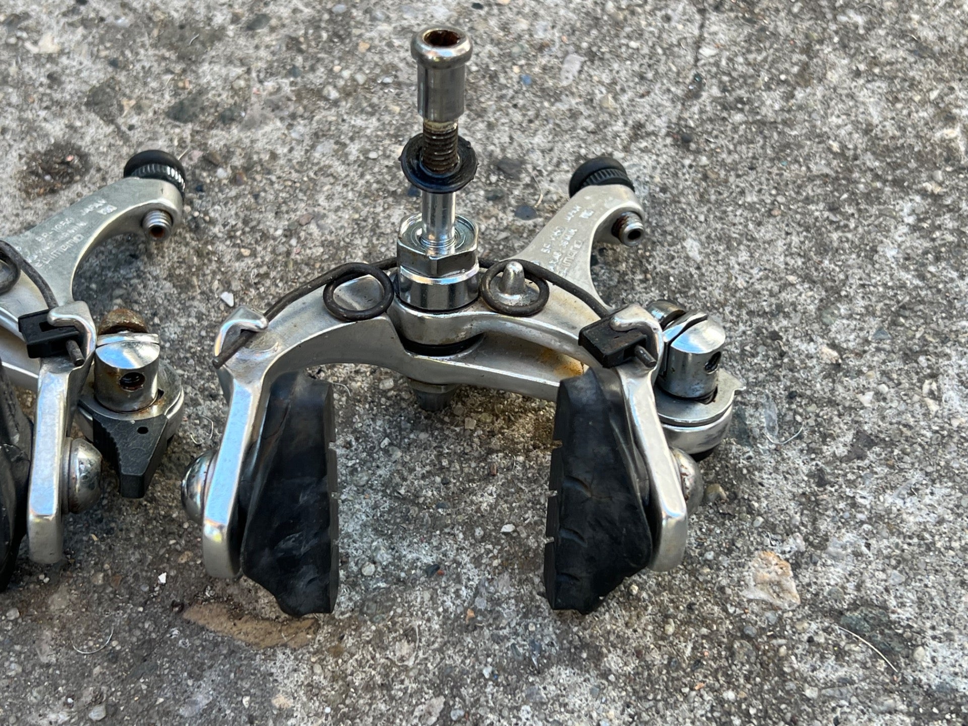 Shimano 105 BR-1050 Side Pull Caliper Brakes Brake Set Vintage Road Bike Rim  - Image 4