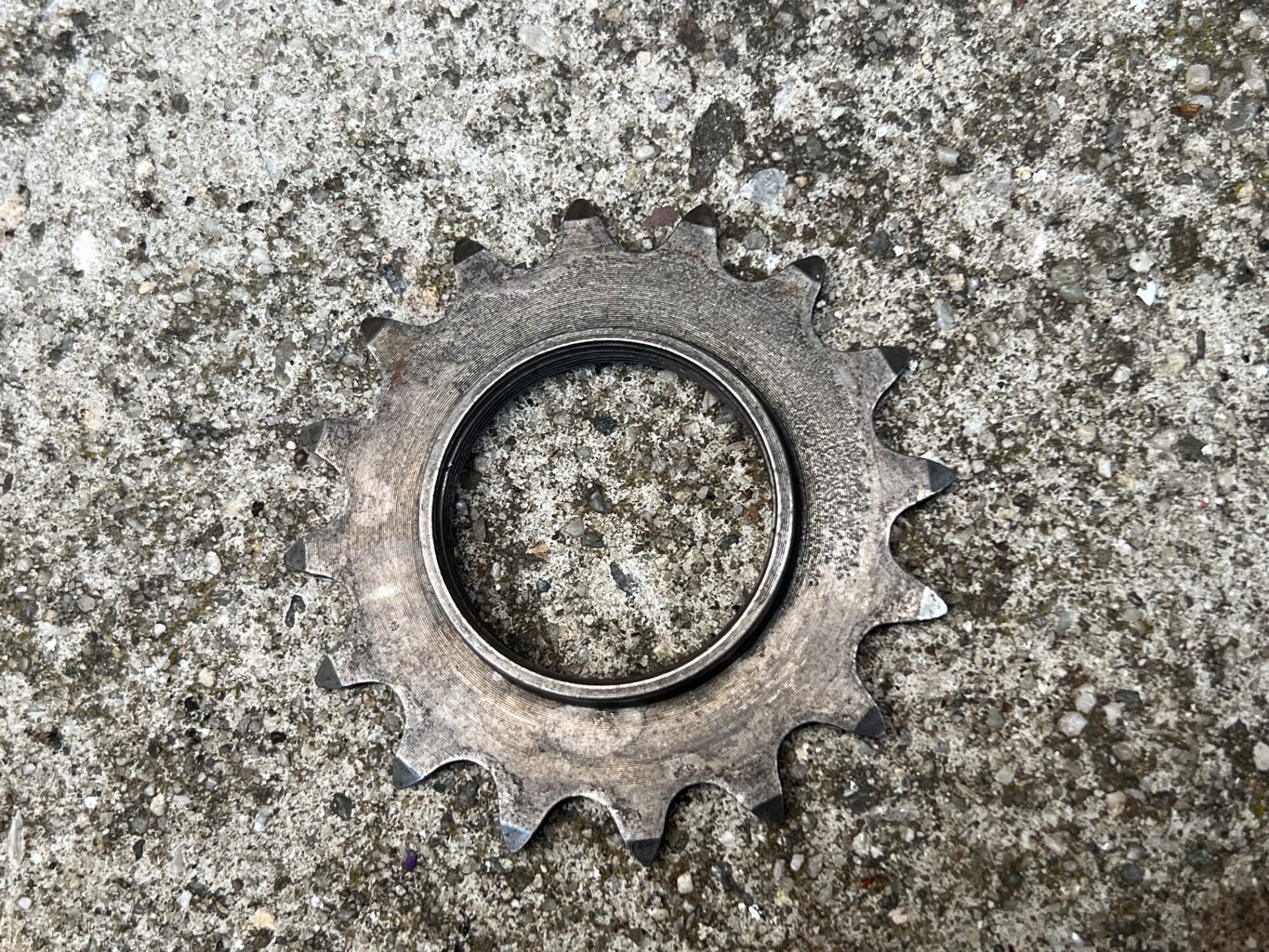 Campagnolo Vintage 16T 1/8in Fixed Cog English Thread Track Bike Retro Steel  - Image 4