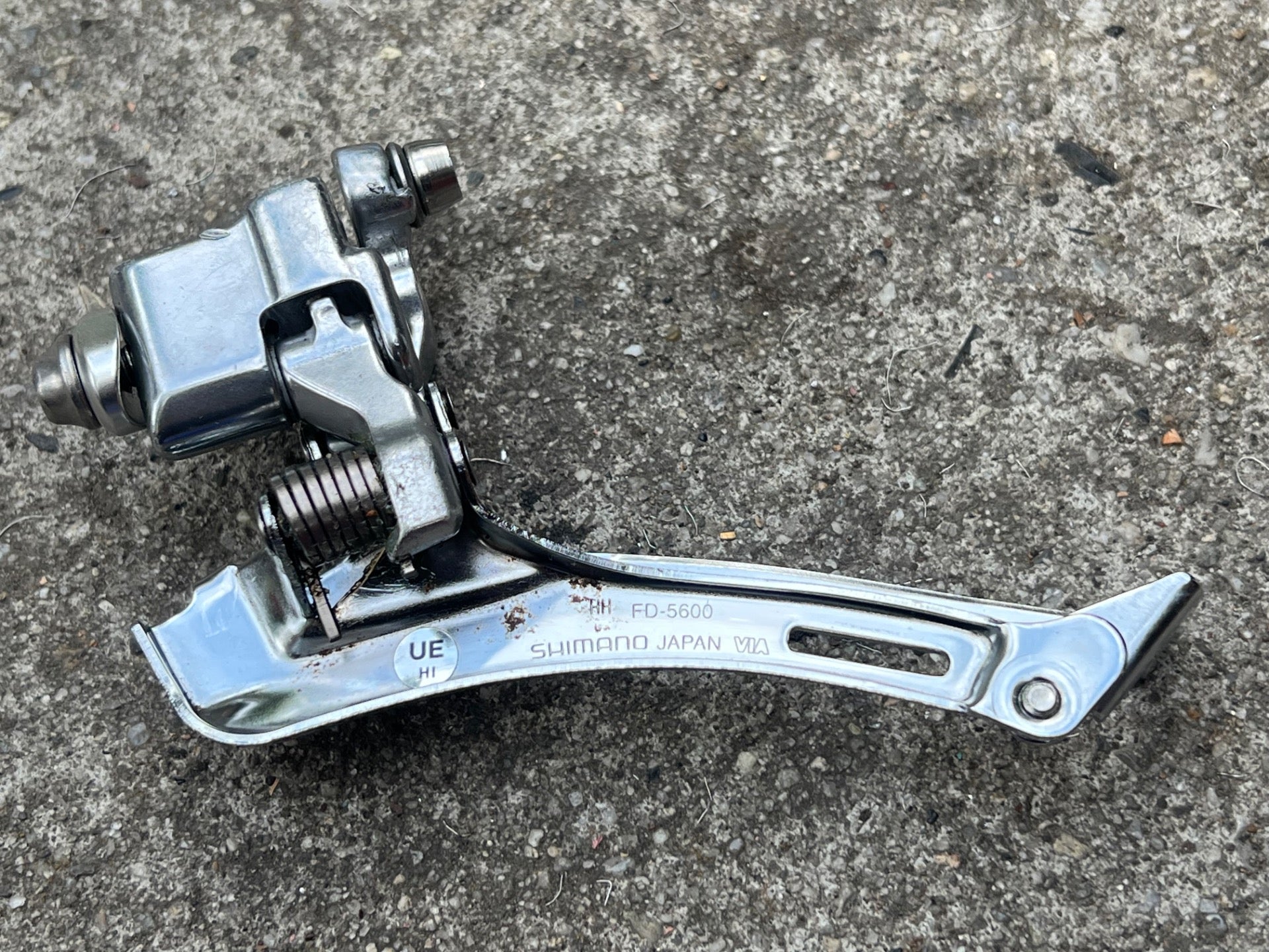 Shimano 105 FD-5600 Front Derailleur Braze On Bottom Pull Double Road 2x10 Speed - Image 4