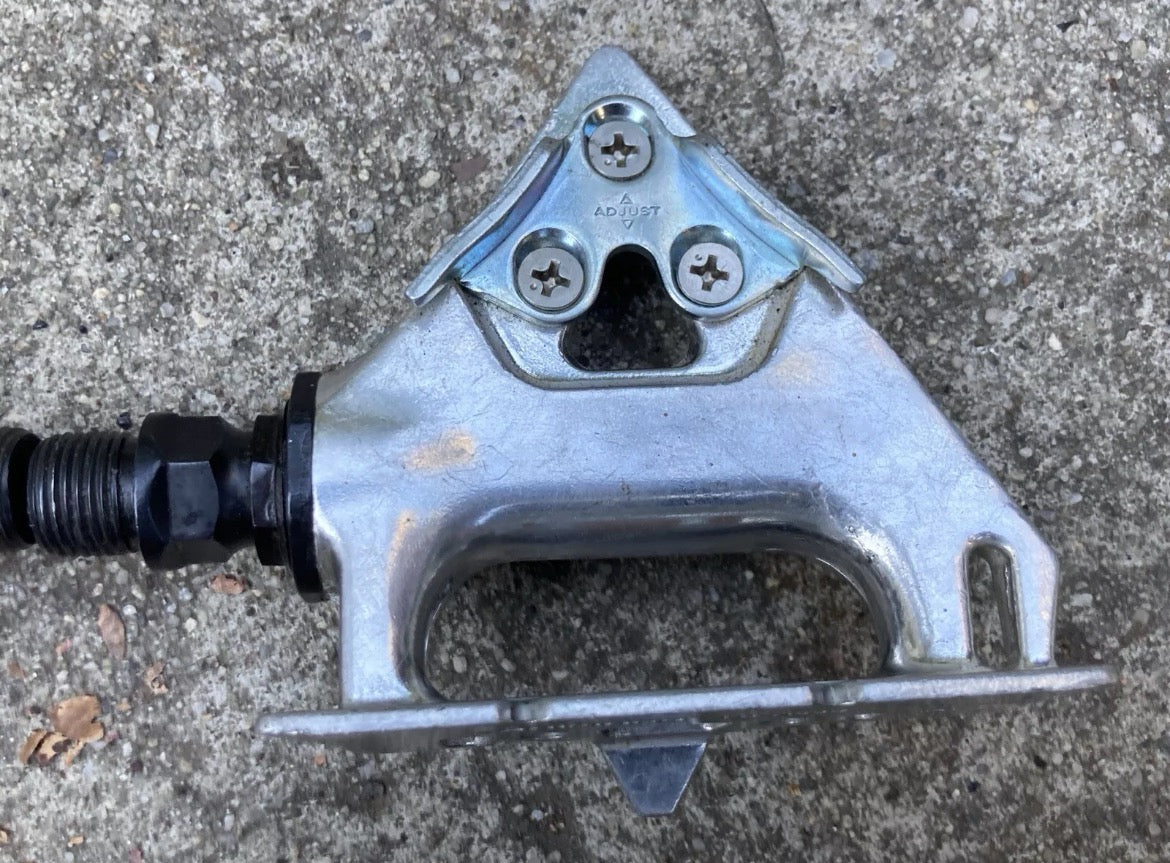 Shimano PD-A550 Toe Clip Pedals Vintage Road Retro Bike Eroica Silver Alloy - Image 4
