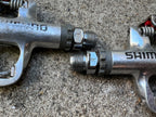 Used Shimano Ultegra PD-6601 SPD-R Pedals Vintage Road Gravel Bike Silver-Bicycle Bin