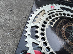 NEW Rotor Q Rings 53/40T 130 BCD Chainring Set Double Road Bike Oval Rings Gold-Bicycle Bin