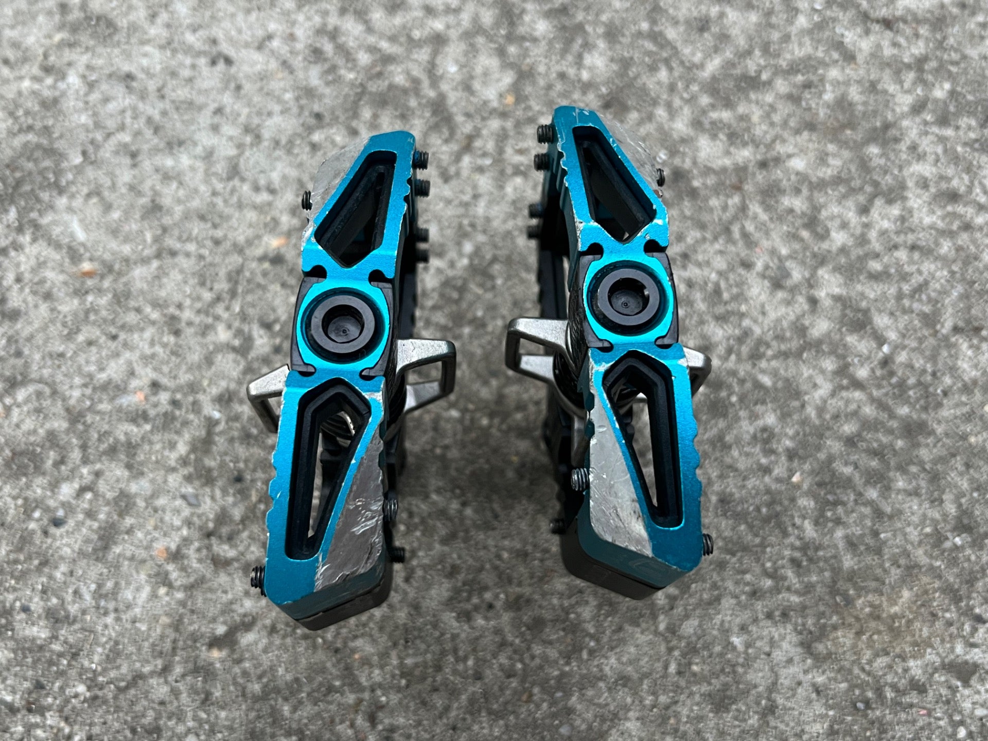 Crankbros Mallet E Pedals Mountain Enduro Gravel MTB Blue Black Crankbrothers - Image 4