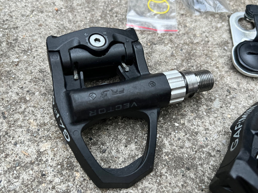 Garmin Vector PR3 Clipless Pedals Power Meter Road Bike Cycling Racing Cracked  - Image 7