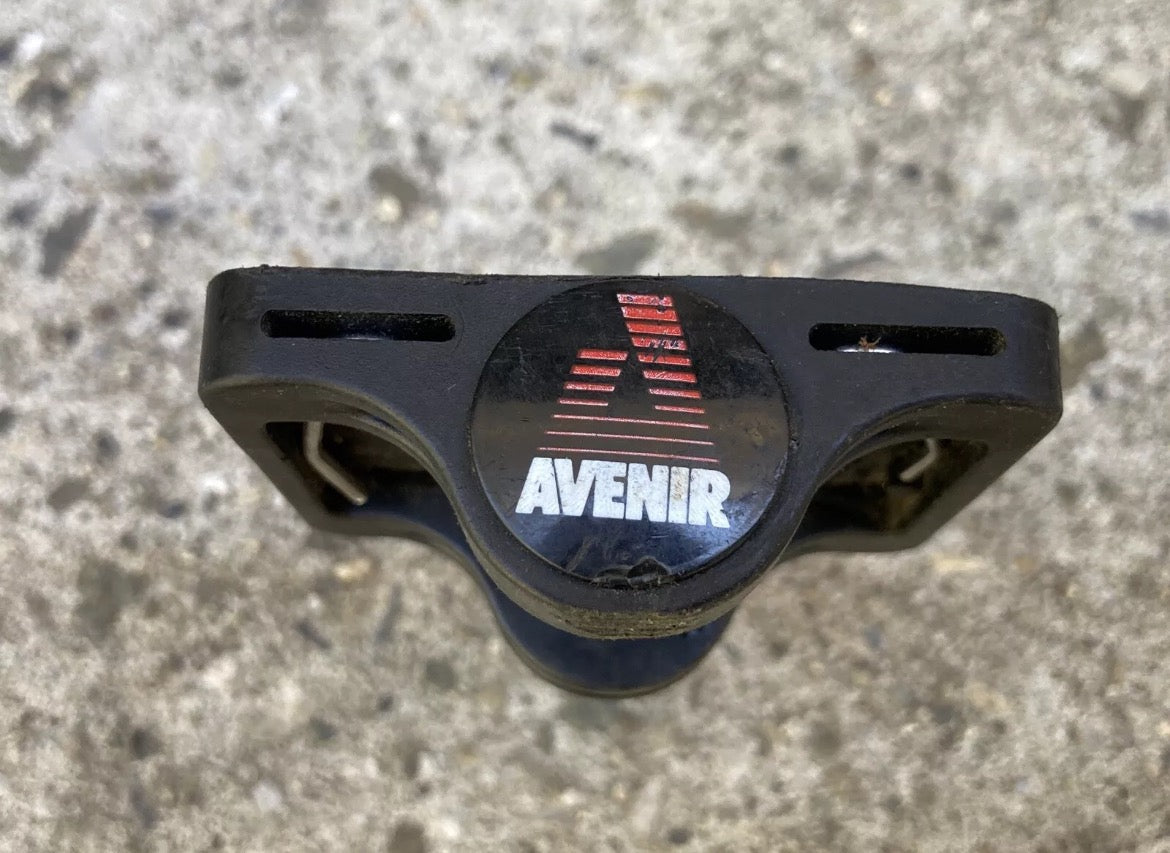 Avenir Vintage Clipless Right Drive Side Pedal Black MTB Retro Bike Silver Road - Image 4