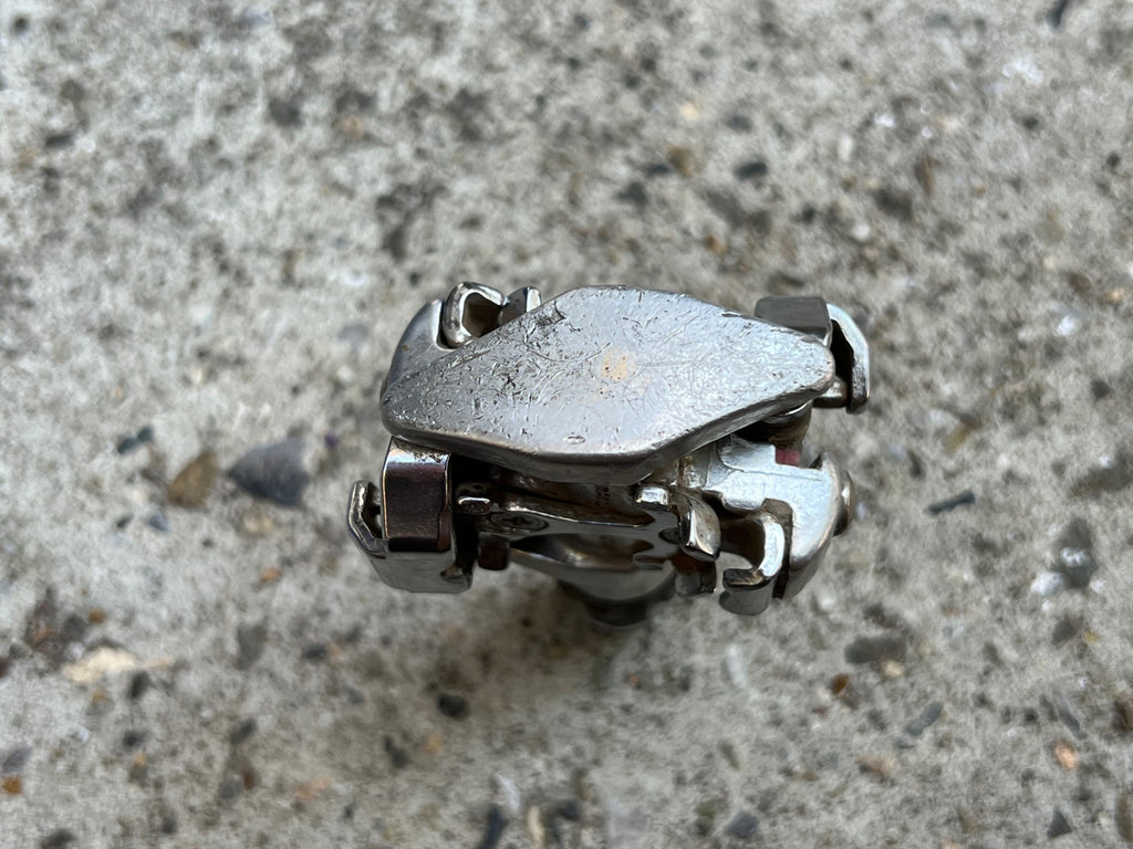 Used Shimano Deore XT PD-M747 Left Non Drive Side Pedal Vintage MTB Clipless SPD Road-Bicycle Bin