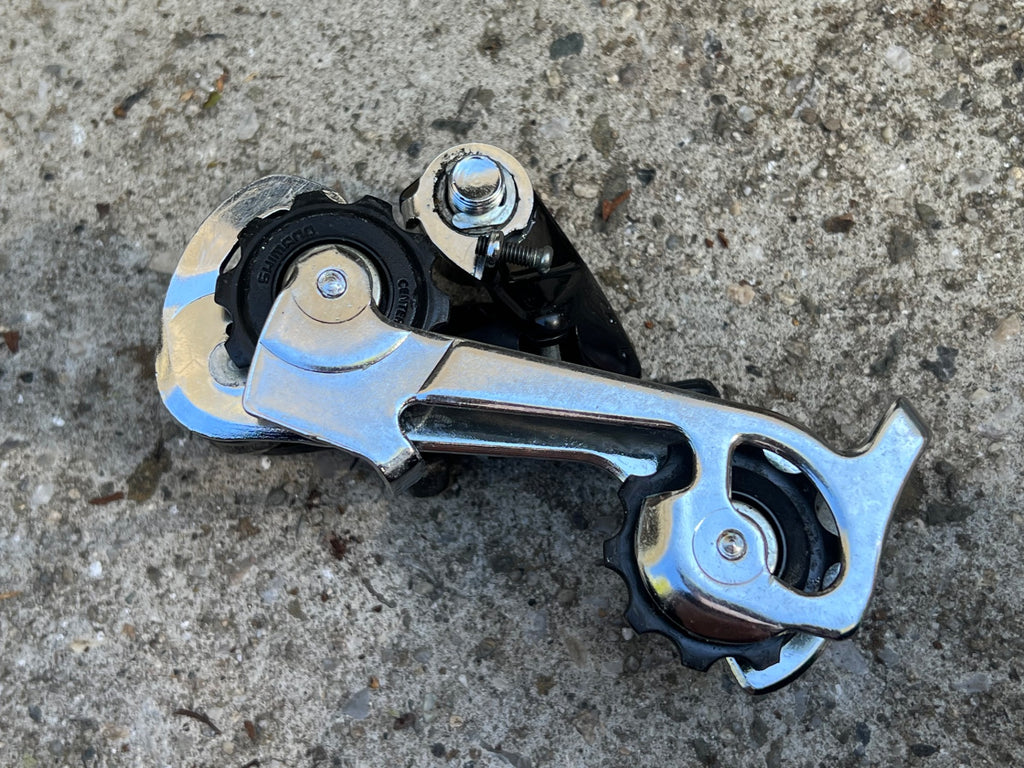 Used Shimano Deore LX RD-M560 Rear Derailleur 7 Speed Vintage Retro Mountain Bike-Bicycle Bin