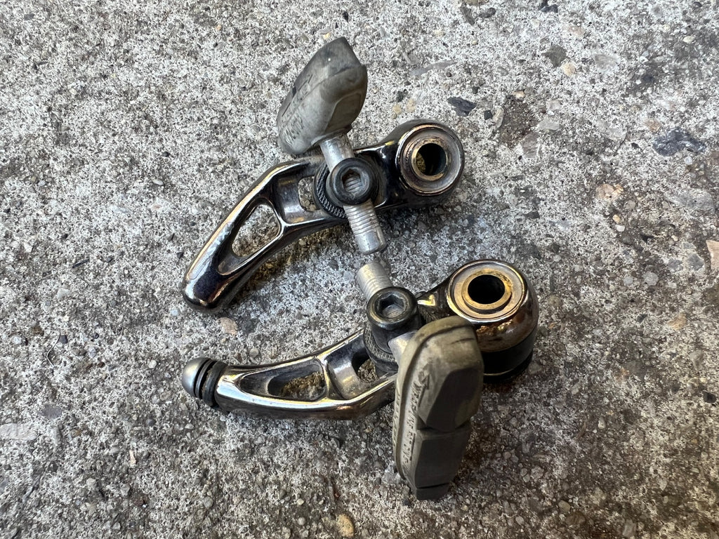Shimano STX BR-MC30 Brakes Brake Set Vintage Retro Mountain MTB Silver Anodized - Image 4