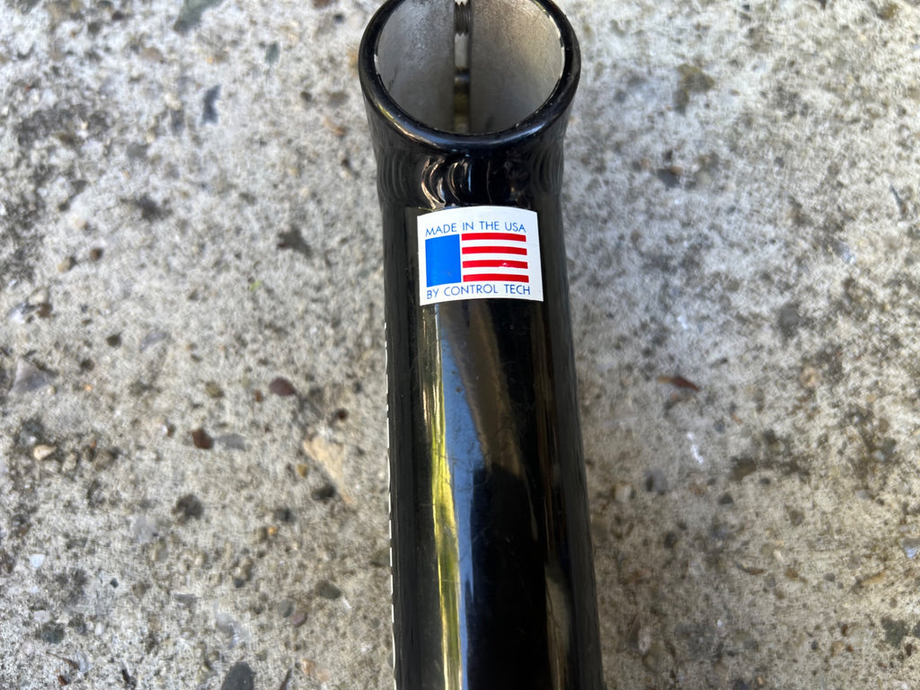 Control Tech 135x25.4mm 1 1/8” Threadless Stem Black Aluminum Vintage MTB Retro  - Image 4
