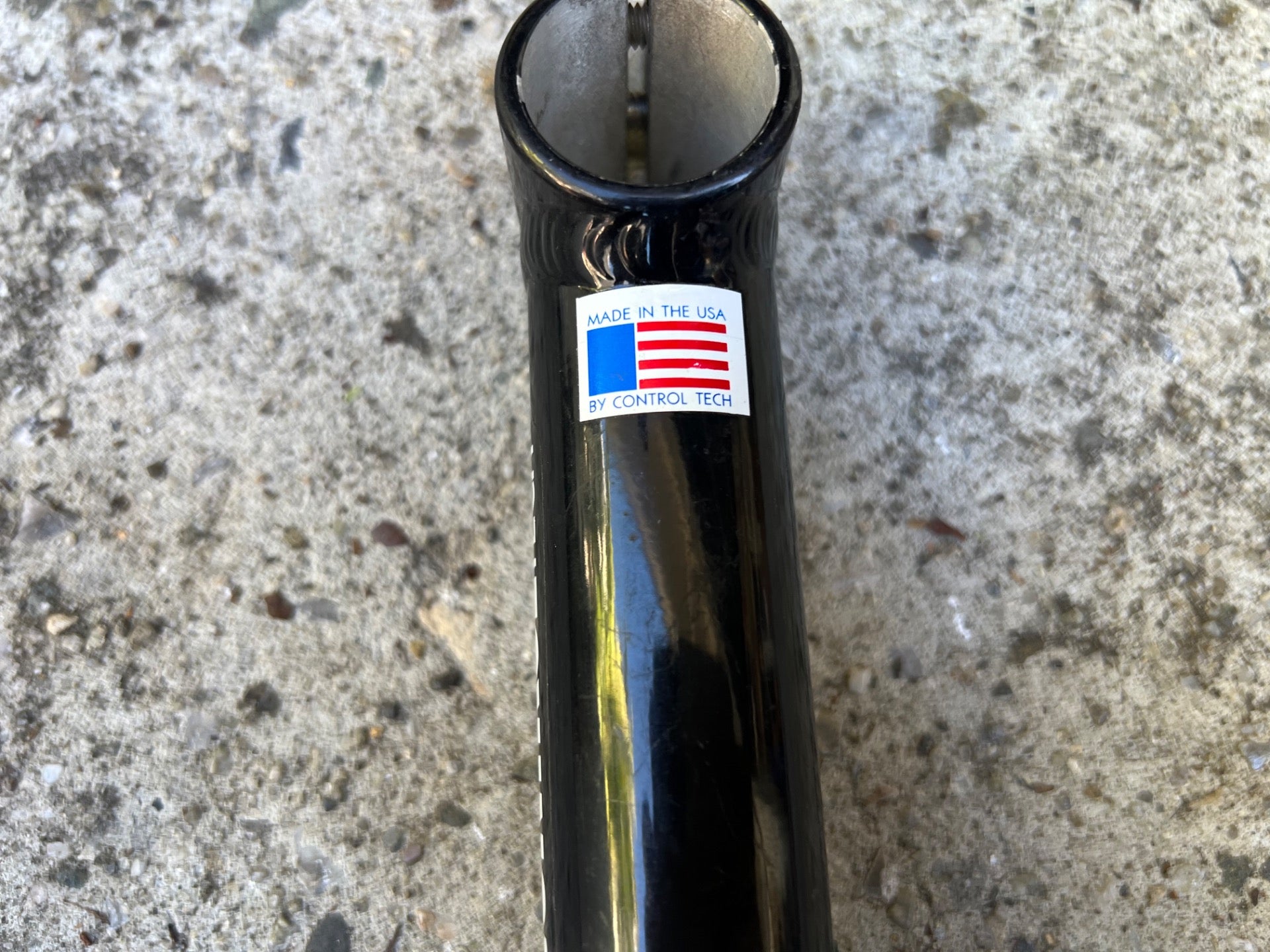 Control Tech 135x25.4mm 1 1/8” Threadless Stem Black Aluminum Vintage MTB Retro  - Image 4