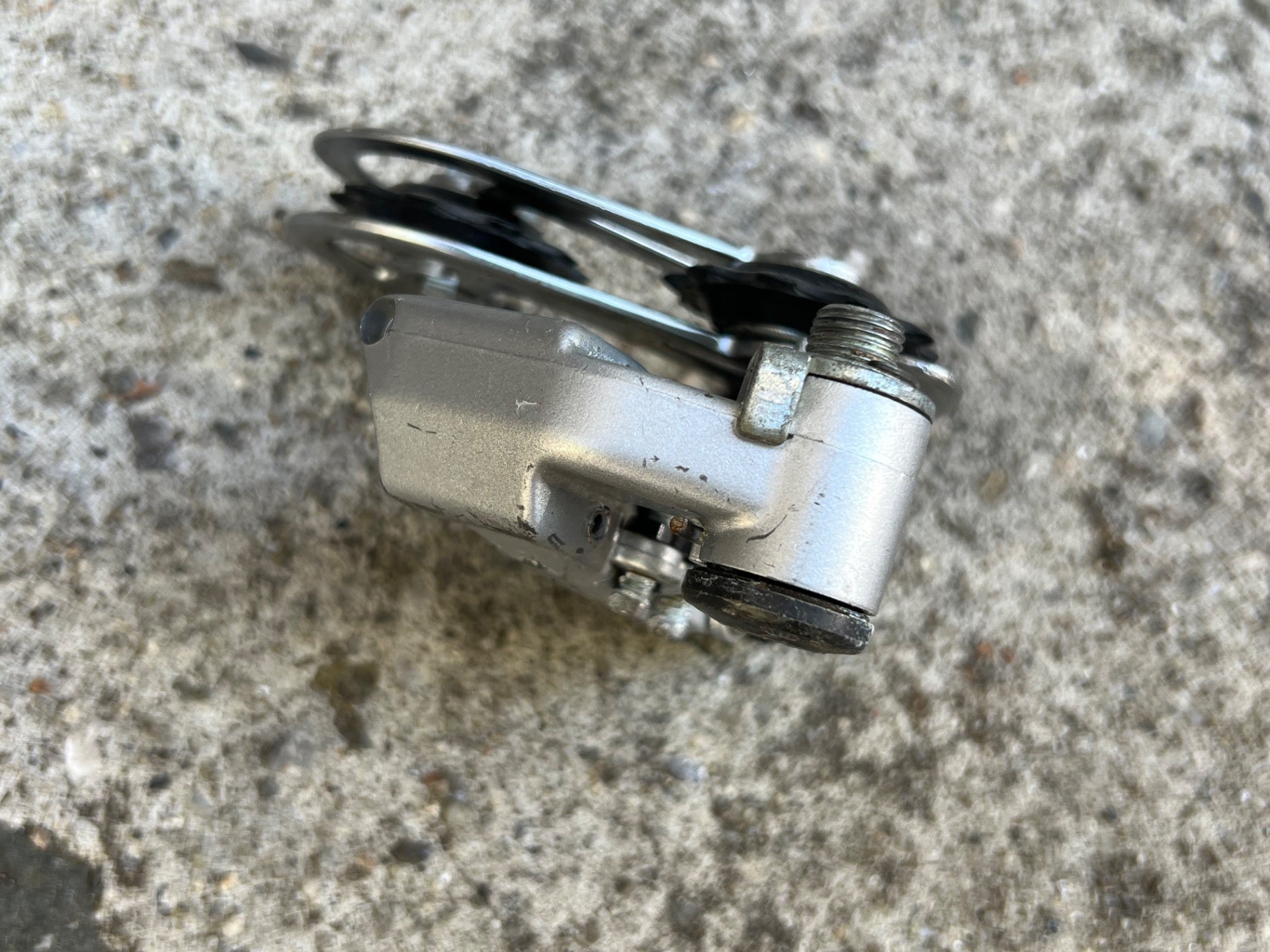 Huret Rival 6 Speed Rear Derailleur Short Cage Silver Vintage Retro Road Bike  - Image 4