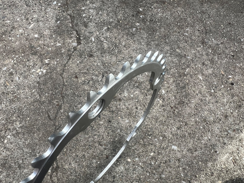 NOS Avocet 144 BCD 41T Chainring Vintage Road Track Bike Silver Retro Small - Image 4