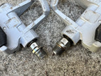 Used Look Carbon Clipless Pedals Gray Vintage Road Bike 9/16 Eroica Race-Bicycle Bin