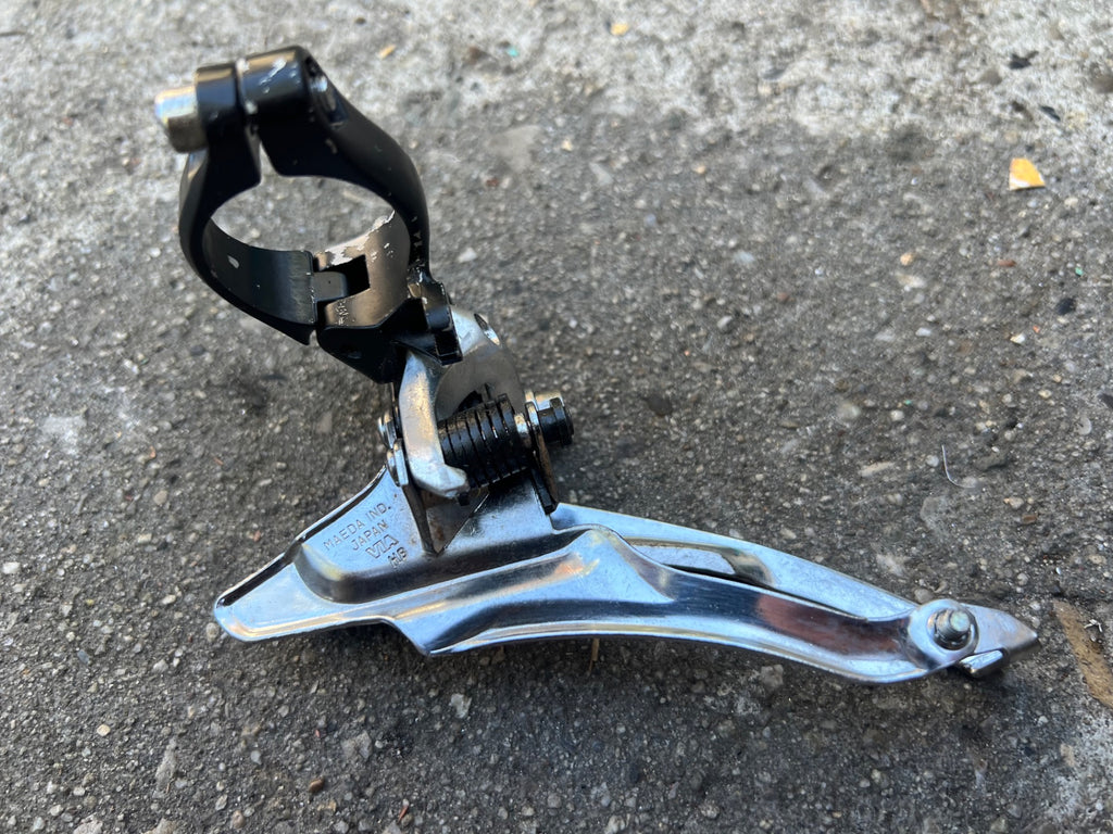 Suntour 28.6mm Top Pull Front Derailleur Vintage MTB Hybrid Triple Black - Image 4