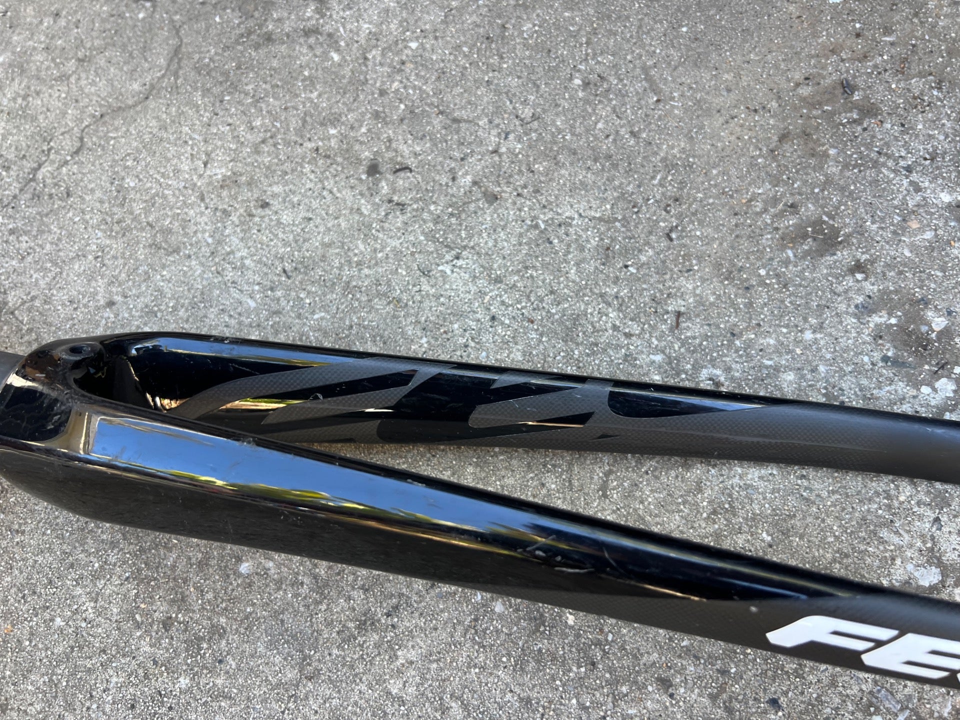 Felt Carbon Fork 700c 1 1/8” to 1 1/2” 8” Tapered Steerer Black Road Bike Fiber - Image 11