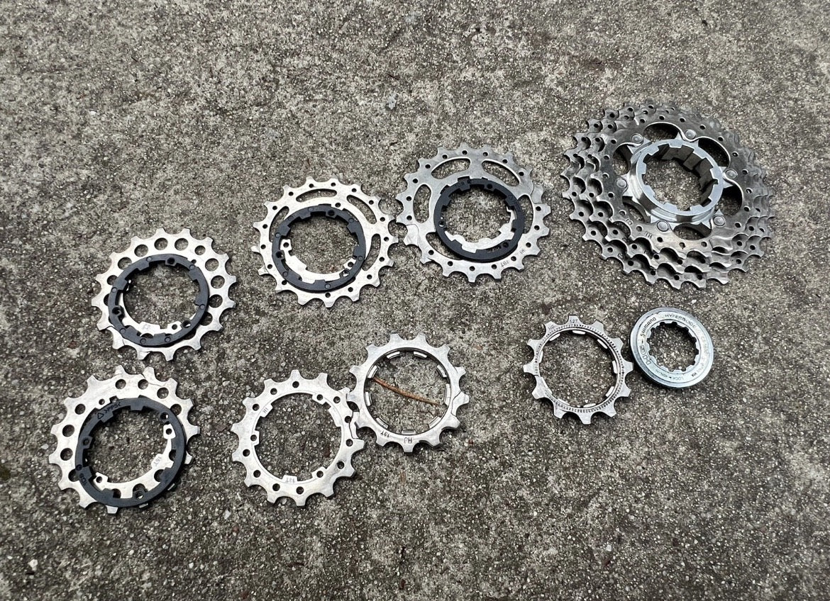 Shimano 105 5600 10 Speed Cassette 12-27T Road Gravel Bike Silver Hyperglide - Image 4