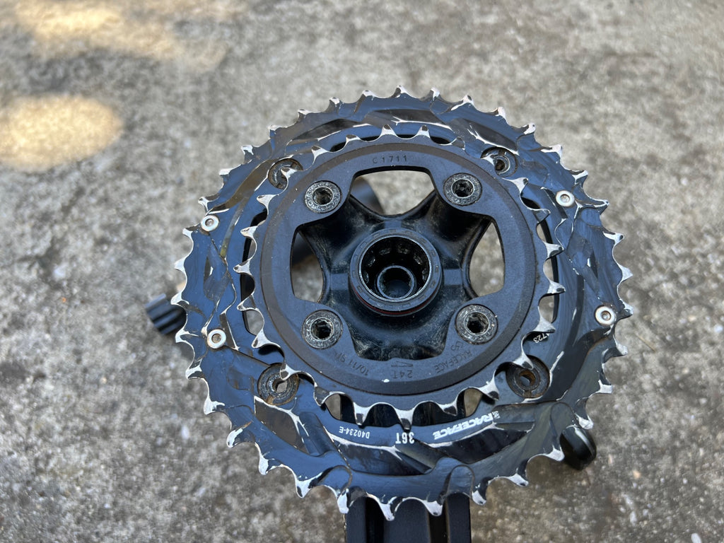 Raceface Ride Crankset Double 9/10 Speed 24mm Spindle 36/24T Black MTB Mountain  - Image 10