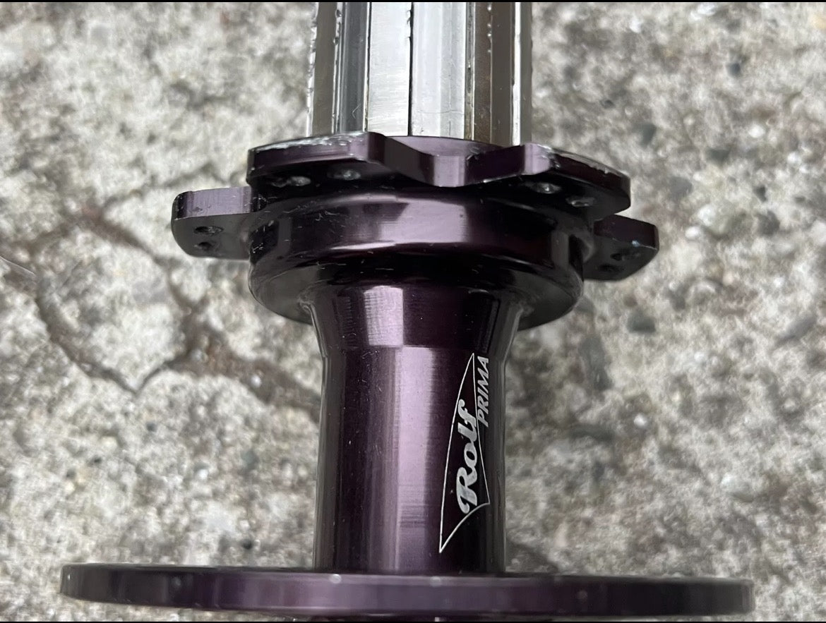 Rolf Prima Rear Hub 24H Road Bike 8/9/10 Speed Black Anodized 130mm High Flange - Image 4